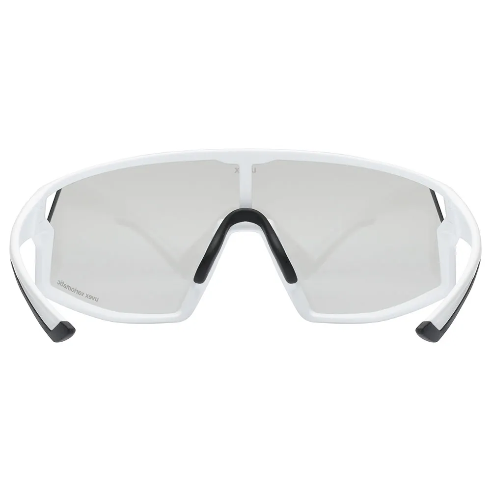 Uvex Skyryse Variomatic Foto Kromatiska Solglasögon, White matt, Variomatic Lite Mirror Silver/CAT1-3 Uvex Skyryse Variomatic Foto Kromatiska Solglasögon, White matt, Variomatic Lite Mirror Silver/CAT1-3
