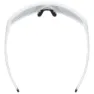 Uvex Skyryse Variomatic Foto Kromatiska Solglasögon, White matt, Variomatic Lite Mirror Silver/CAT1-3