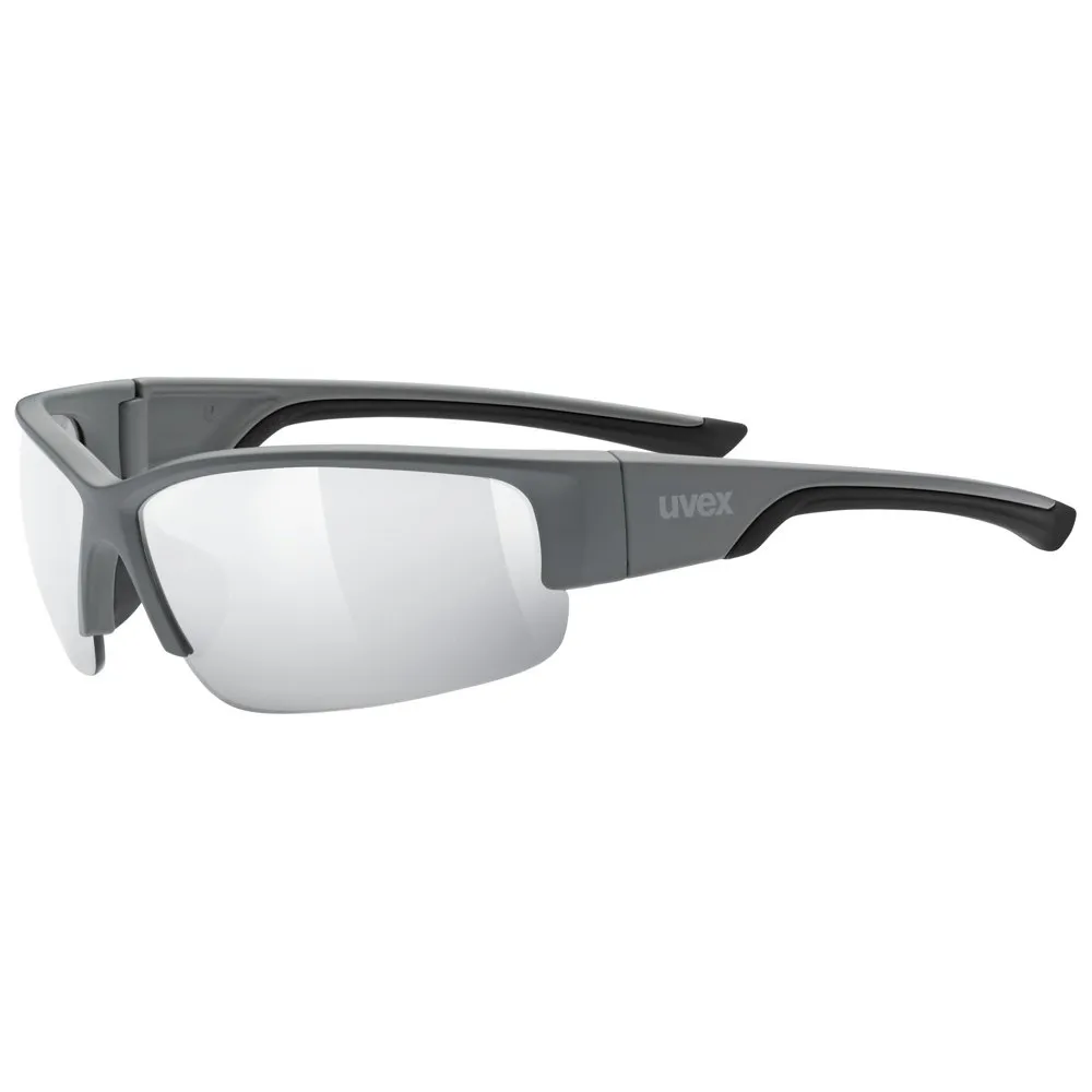 Uvex Sportstyle 215 Spegelsolglasögon, Grey matte, Litemirror Silver/CAT3