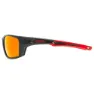 Uvex Sportstyle 232 Polarvision Speglade Polariserade Solglasögon, Black matte / red, Mirror Red/CAT3