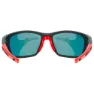 Uvex Sportstyle 232 Polarvision Speglade Polariserade Solglasögon, Black matte / red, Mirror Red/CAT3