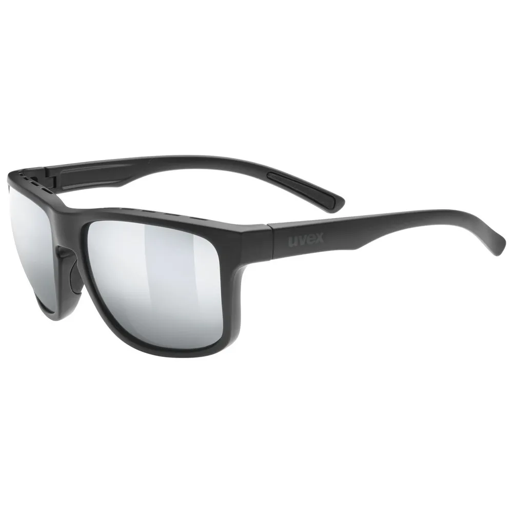 Uvex Sportstyle 312 Spegelsolglasögon, Black matte, Mirror Silver/CAT4 Uvex Sportstyle 312 Spegelsolglasögon, Black matte, Mirror Silver/CAT4