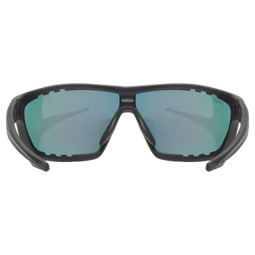 Uvex Sportstyle 706 Solglasögon, Black matt, Mirror Blue/CAT3