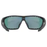 Uvex Sportstyle 706 Solglasögon, Black matt, Mirror Blue/CAT3