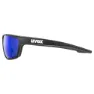 Uvex Sportstyle 706 Solglasögon, Black matt, Mirror Blue/CAT3