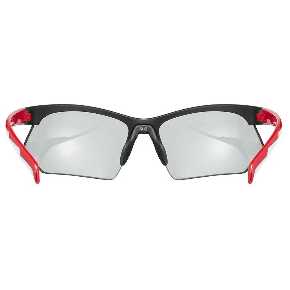 Uvex Sportstyle 802 Vario Spegelfotonkromatiska Solglasögon, Black / red, Silver Mirror/CAT1-3 Uvex Sportstyle 802 Vario Spegelfotonkromatiska Solglasögon, Black / red, Silver Mirror/CAT1-3