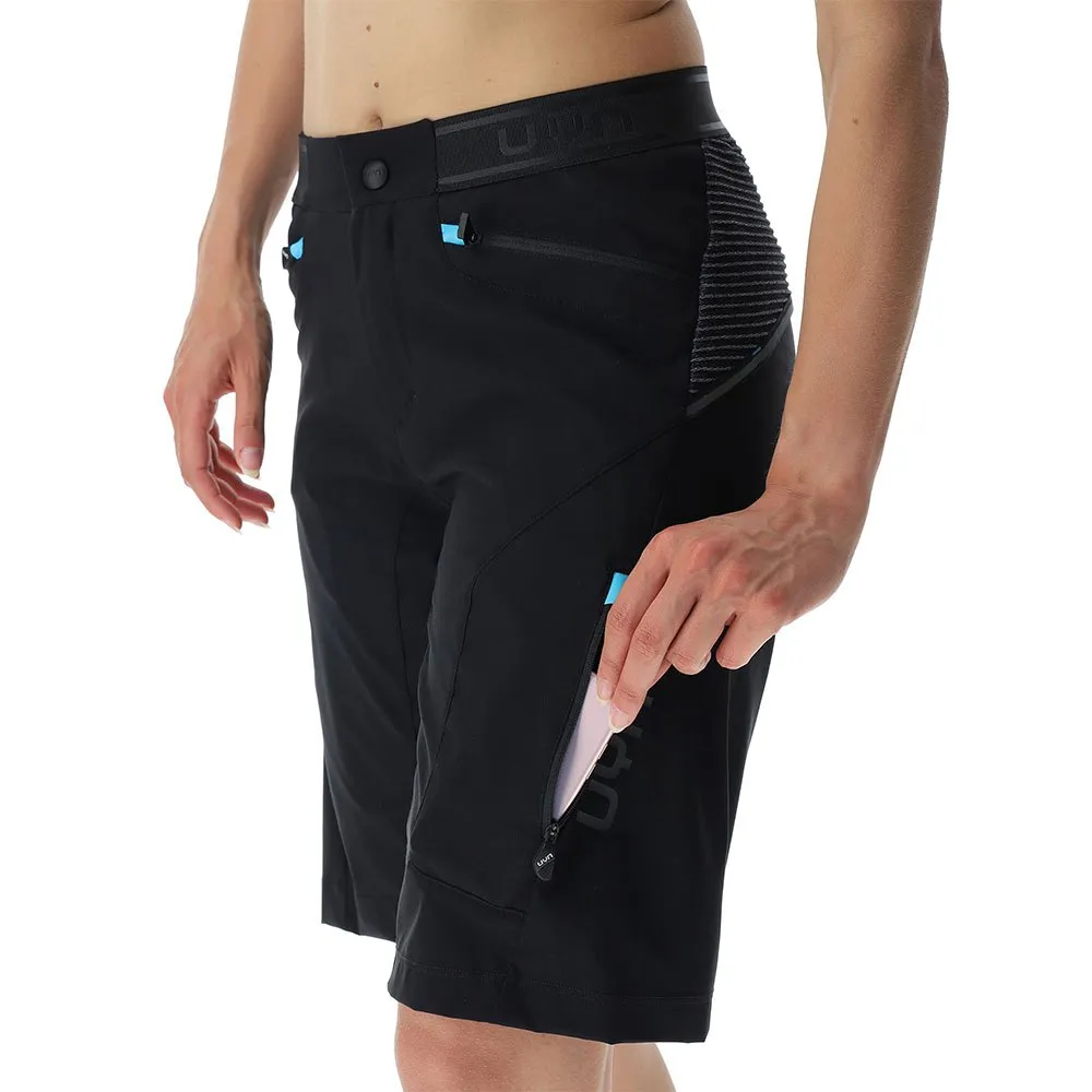 UYN Biking Trailblazer Shorts, Black / blue danube
