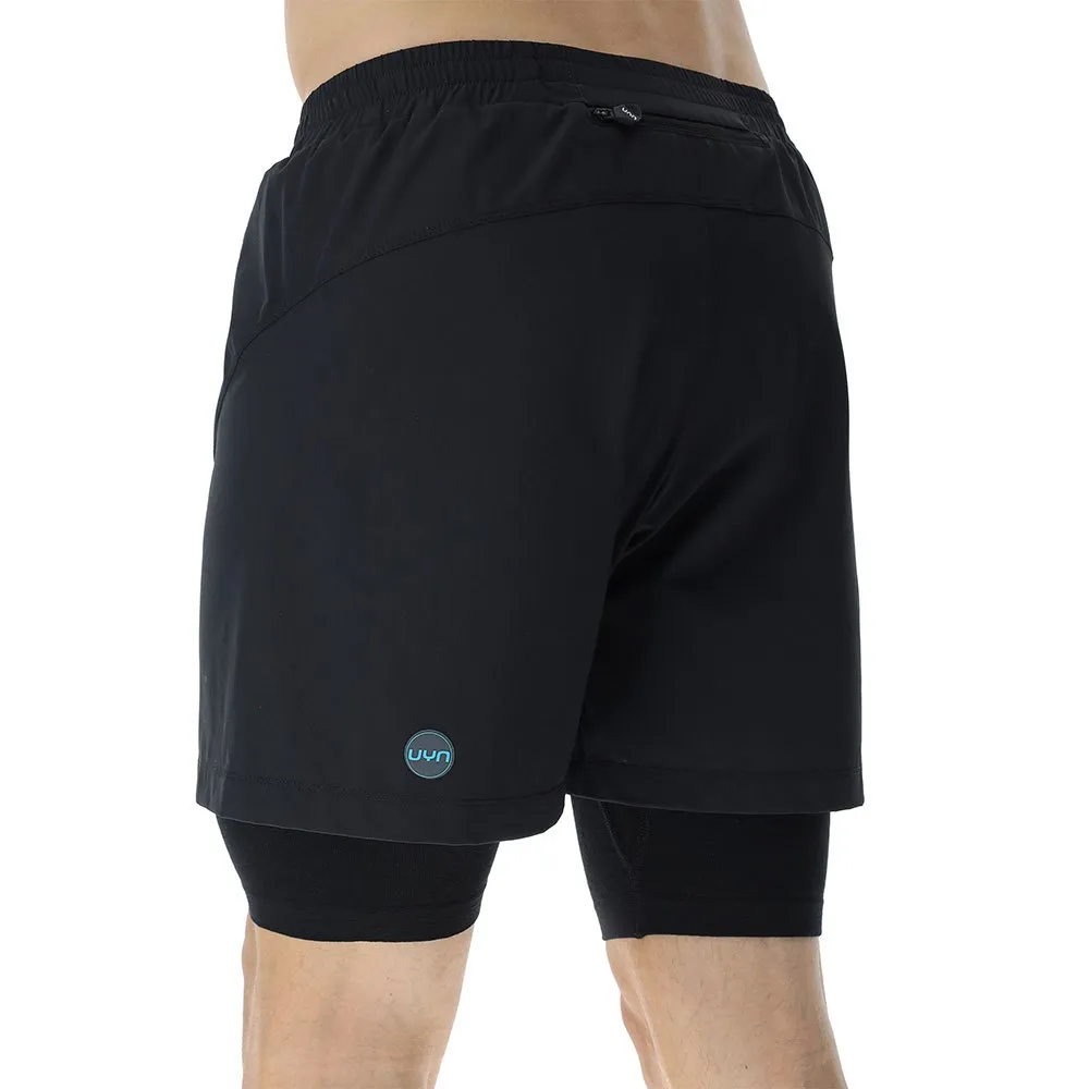 UYN Running Exceleration Performance 2-i-1 Shorts male