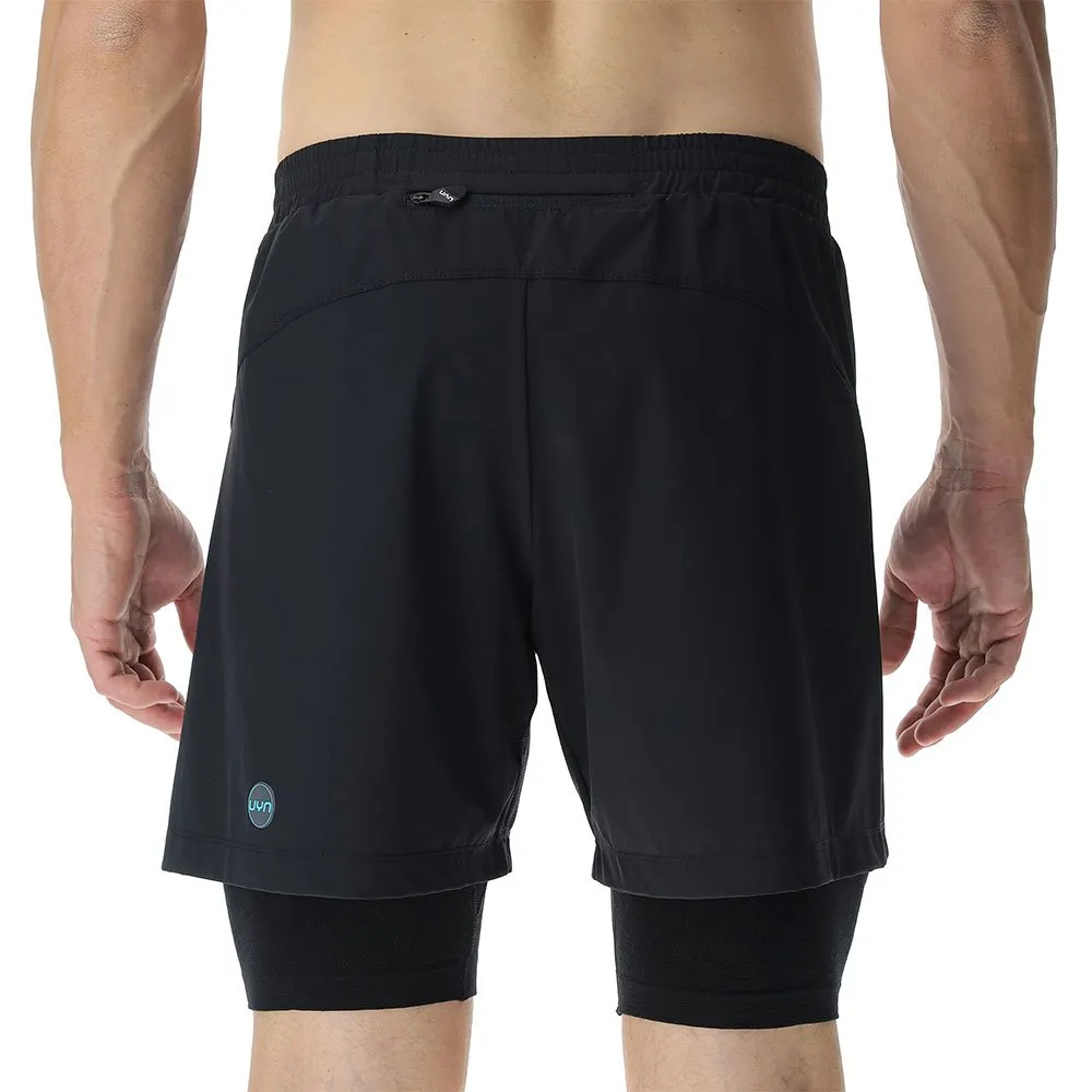 UYN Running Exceleration Performance 2-i-1 Shorts male