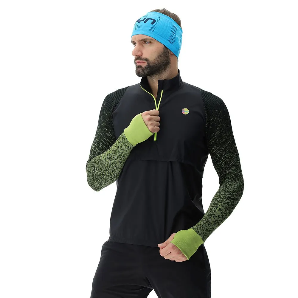 UYN Running Exceleration Windproof Zip Up T-shirt Med Lång ärm male