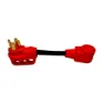 Valterra Dodbone Style 50a Male-30a Female Stickproppsadapter, Black / red, One Size