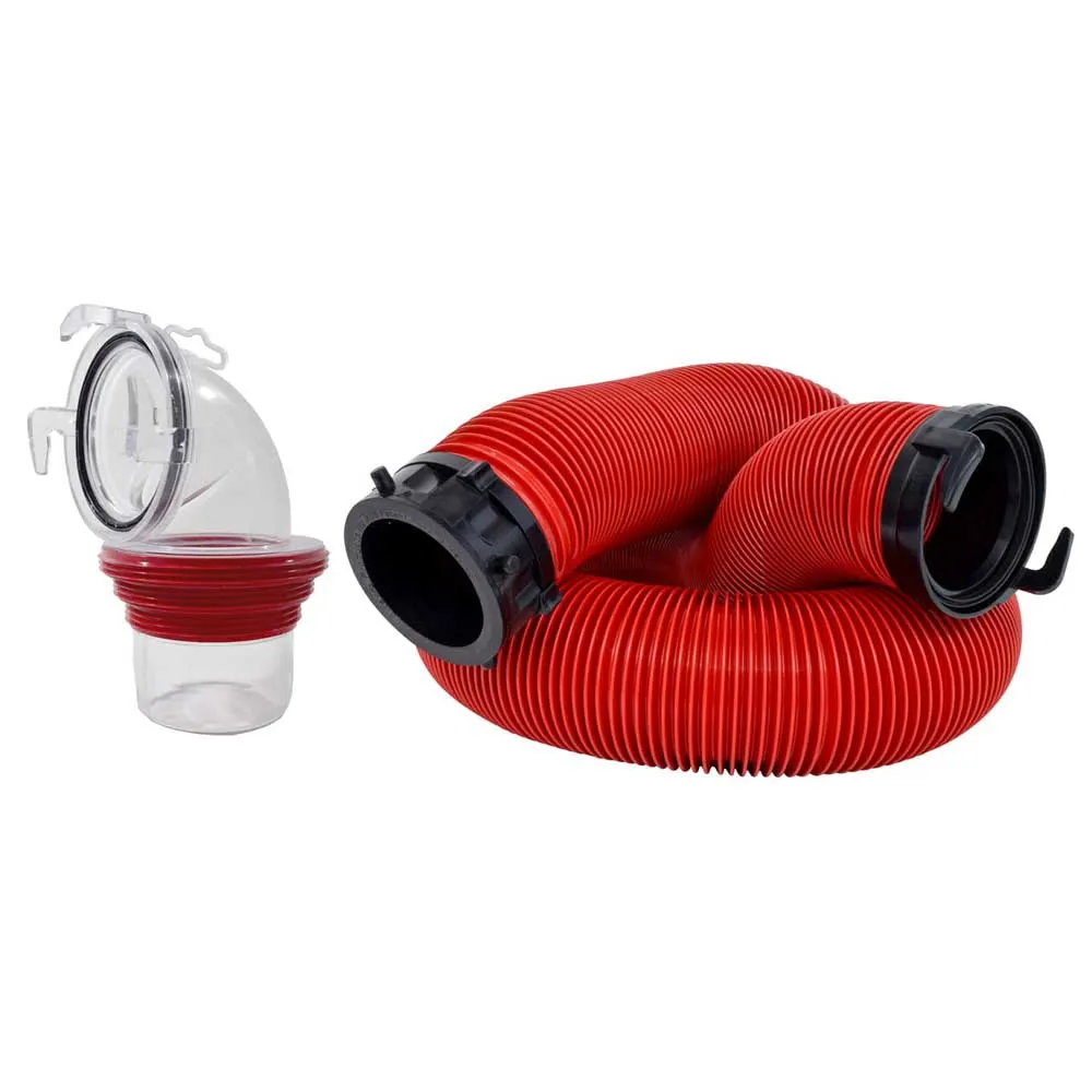 Valterra Ez Coupler Bayonet Standard Avloppsslangset 3.04 M, Red / black, One Size