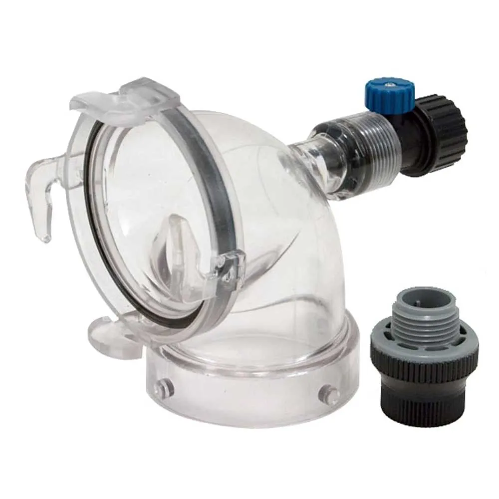 Valterra Hydroflush 90° Sanitetskoppling, Clear, One Size
