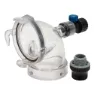 Valterra Hydroflush 90° Sanitetskoppling, Clear, One Size