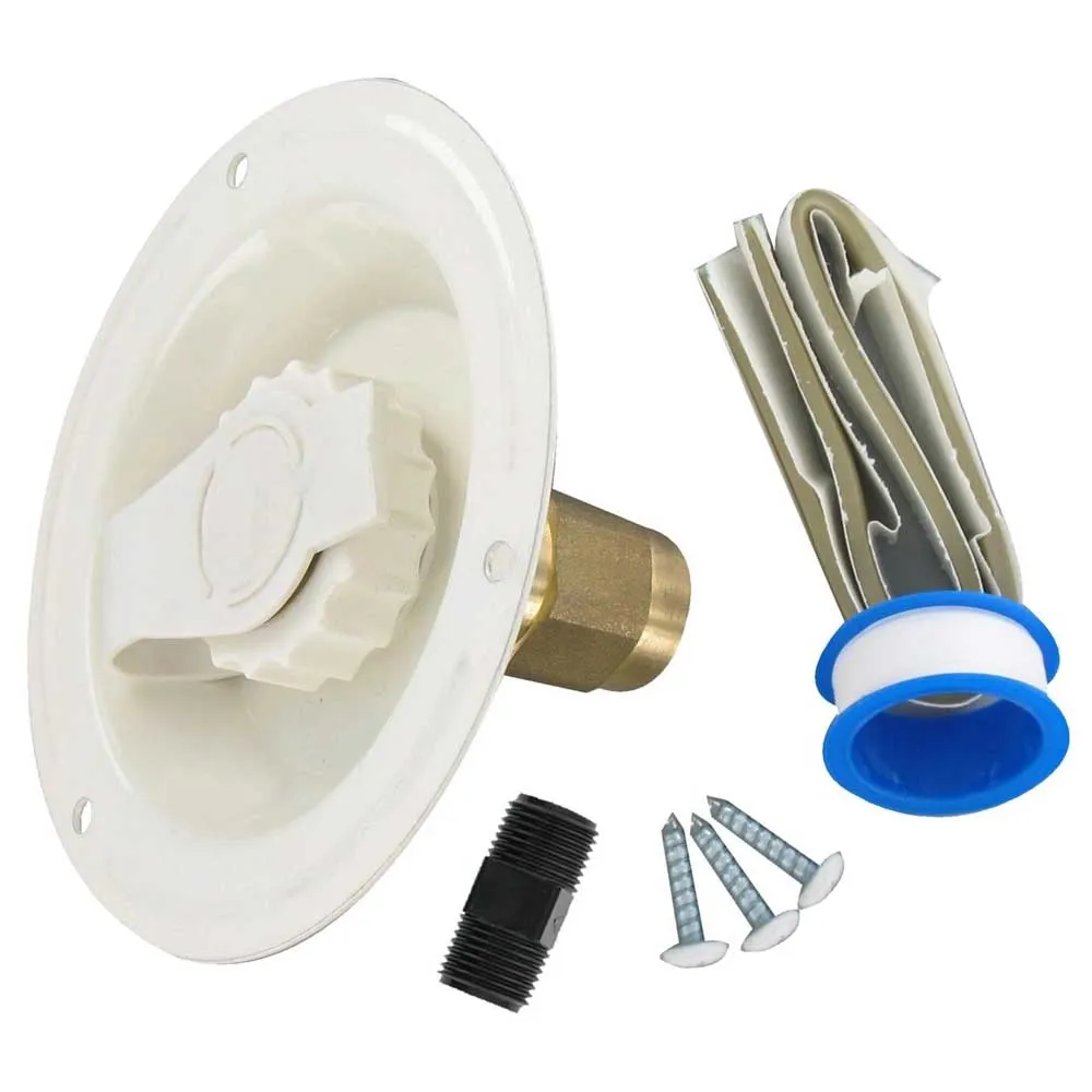 Valterra Infälld Vatteninlopp, Colonial white, 12.7mm Valterra Infälld Vatteninlopp, Colonial white, 12.7mm