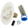 Valterra Infälld Vatteninlopp, Colonial white, 12.7mm