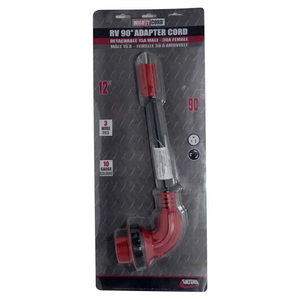 Valterra Mighty Cord 90° Stickproppsadapter Valterra Mighty Cord 90° Stickproppsadapter