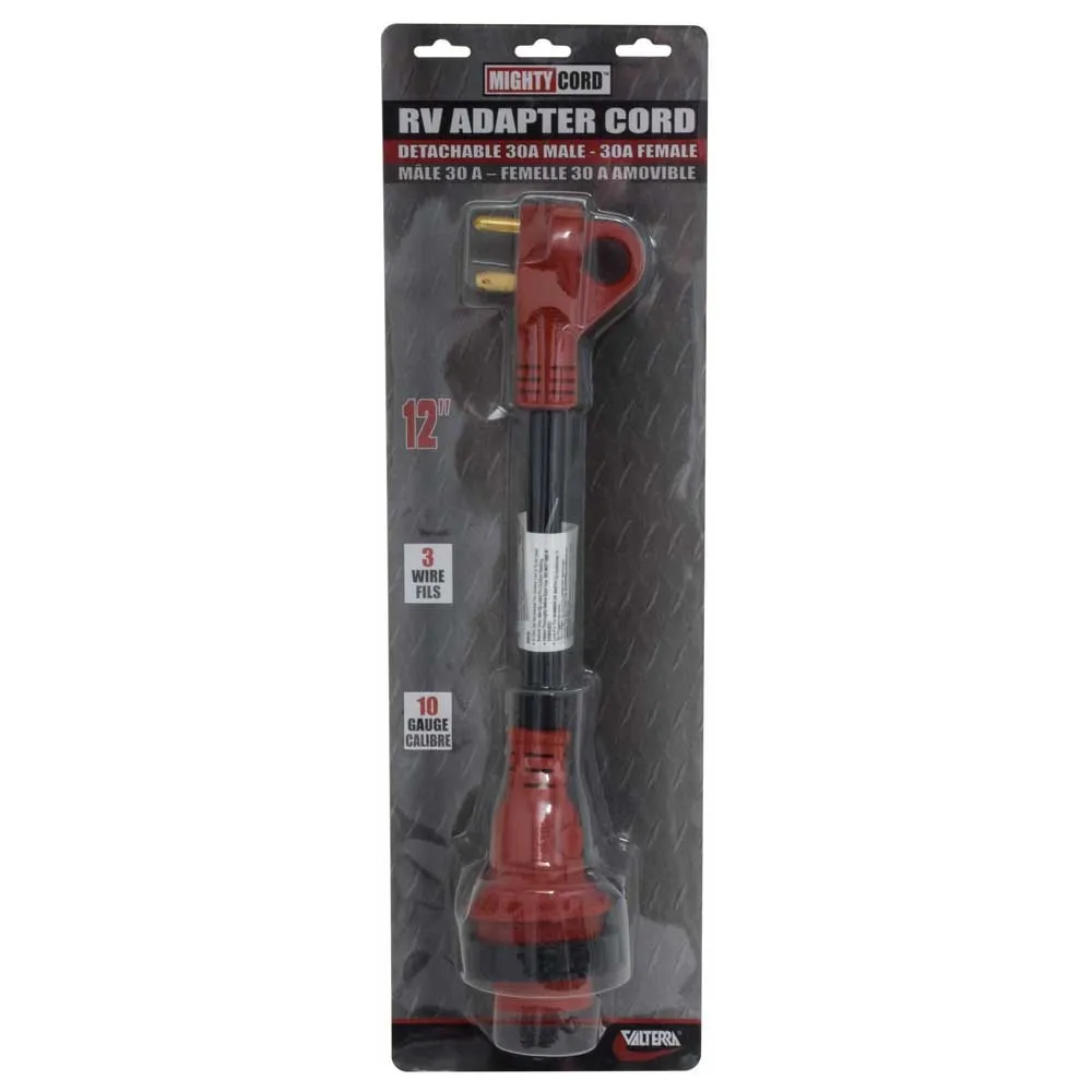 Valterra Mighty Cord Dogbone Mighty Cord 90° Stickproppsadapter 30.48 Cm Valterra Mighty Cord Dogbone Mighty Cord 90° Stickproppsadapter 30.48 Cm