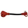 Valterra Mighty Cord Dogbone Standard Stickproppsadapter 30.48 Cm, Black / red, Manlig 15A/Kvinnlig 30A