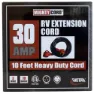 Valterra Mighty Cord Elektrisk Förlängningssladd 3.04 M 30a, Black / red, One Size