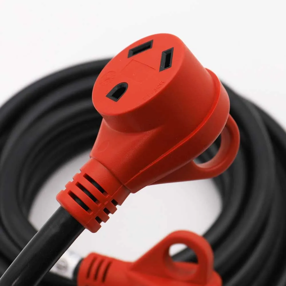 Valterra Mighty Cord Elektrisk Förlängningssladd 7.62 M 30a, Black / red, One Size Valterra Mighty Cord Elektrisk Förlängningssladd 7.62 M 30a, Black / red, One Size