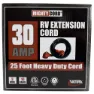Valterra Mighty Cord Elektrisk Förlängningssladd 7.62 M 30a, Black / red, One Size