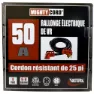 Valterra Mighty Cord Elektrisk Förlängningssladd 7.62 M 50a, Black / red, One Size