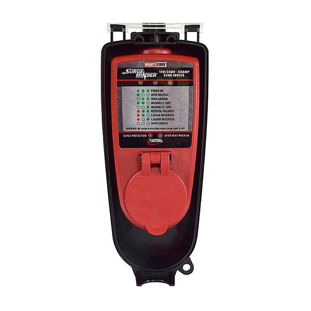 Valterra Surgeminder Överspänningsskydd 50a, Black / red, One Size Valterra Surgeminder Överspänningsskydd 50a, Black / red, One Size