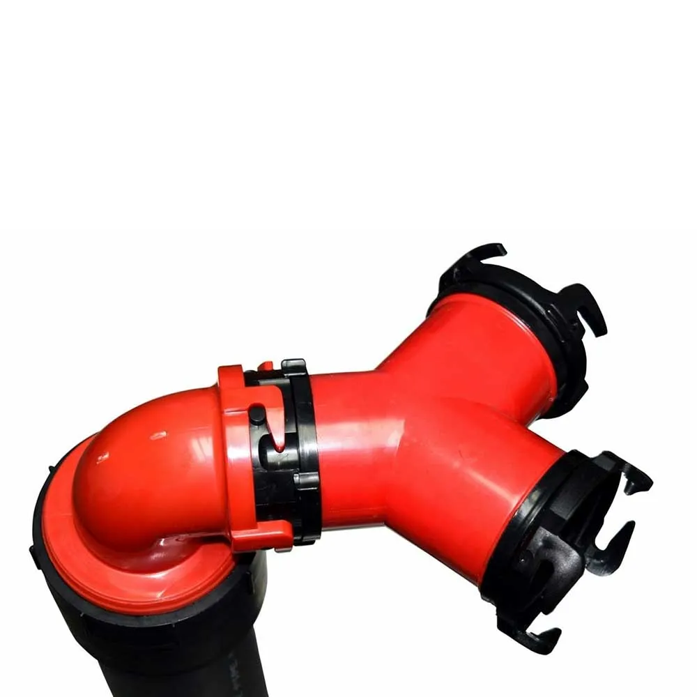 Valterra Wye-utloppsslangskoppling, Red / black, 76.20mm