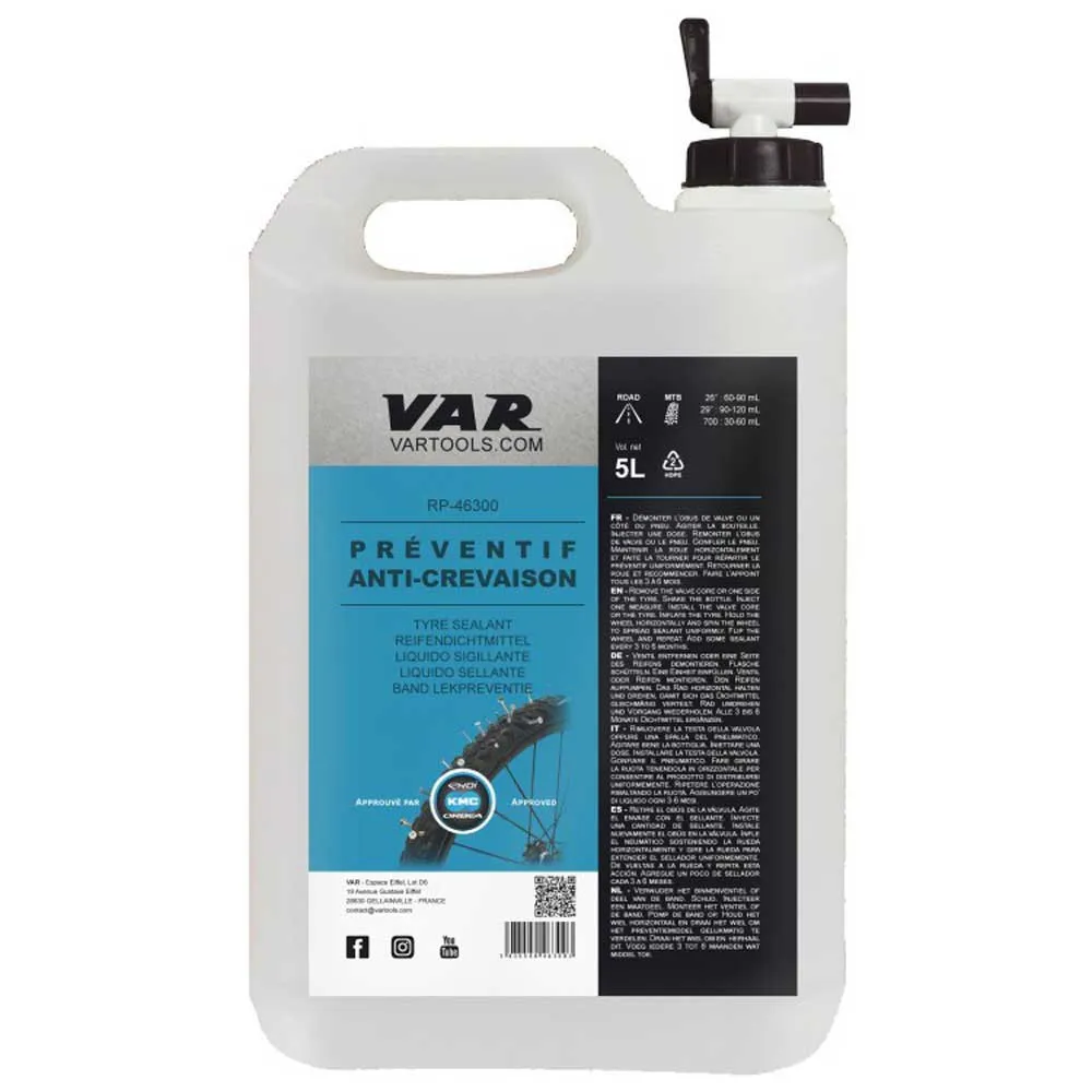 VAR 5l Slanglöst Tätningsmedel, White, One Size VAR 5l Slanglöst Tätningsmedel, White, One Size