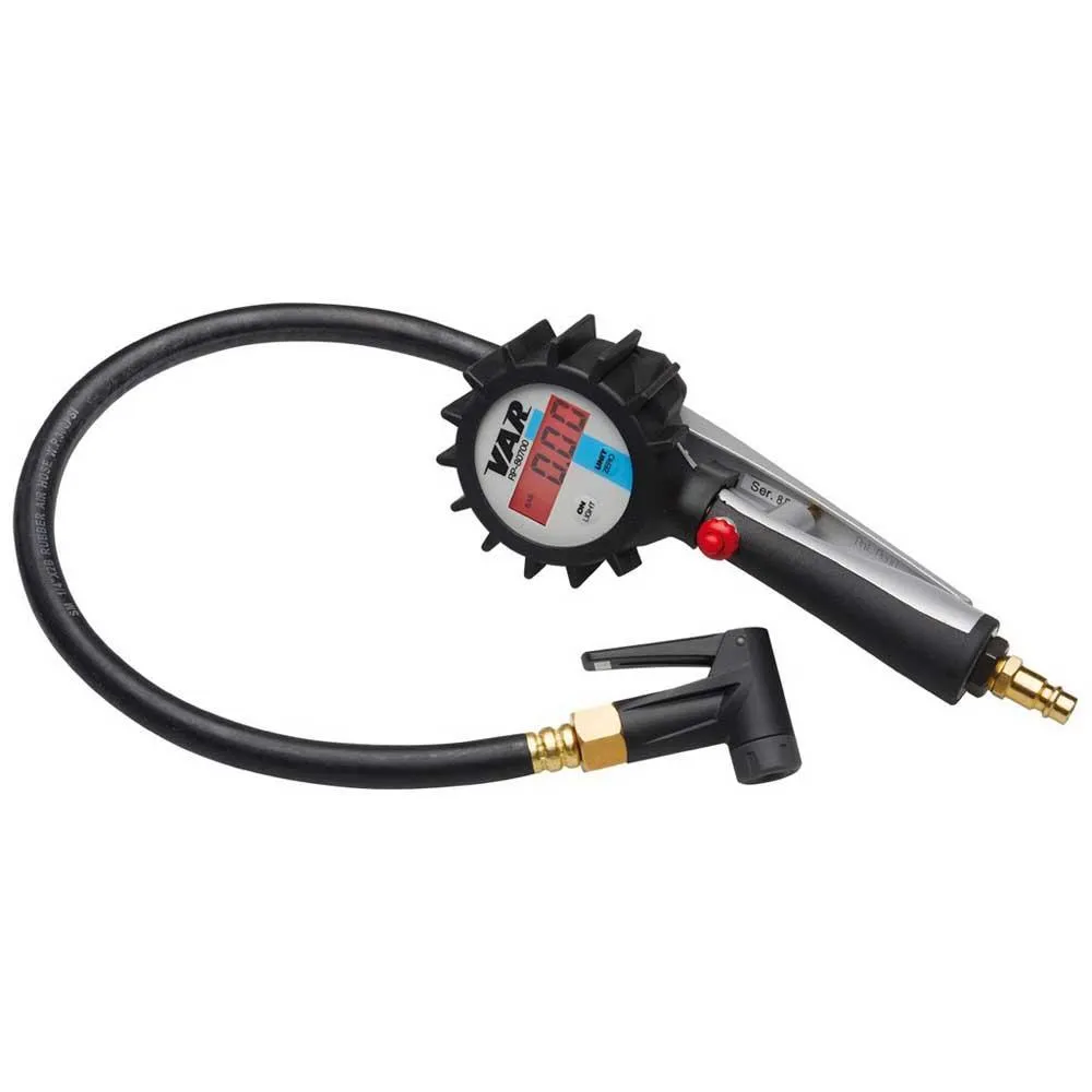 VAR Air Inflator With Digital Gauge Pump, Black, One Size
