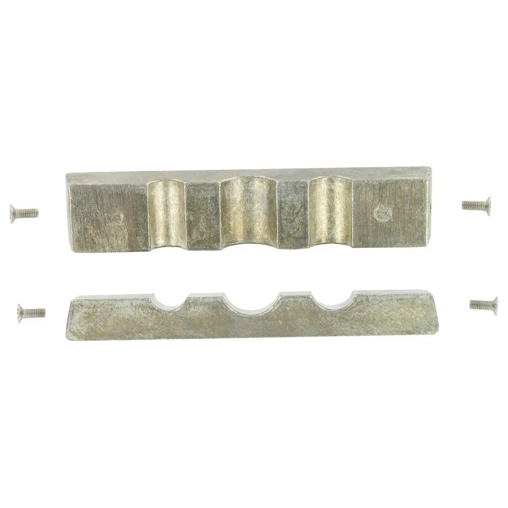 VAR Aluminium Set Med 2 Käftar För Axelskruvstycke Rp-01200, Silver, One Size