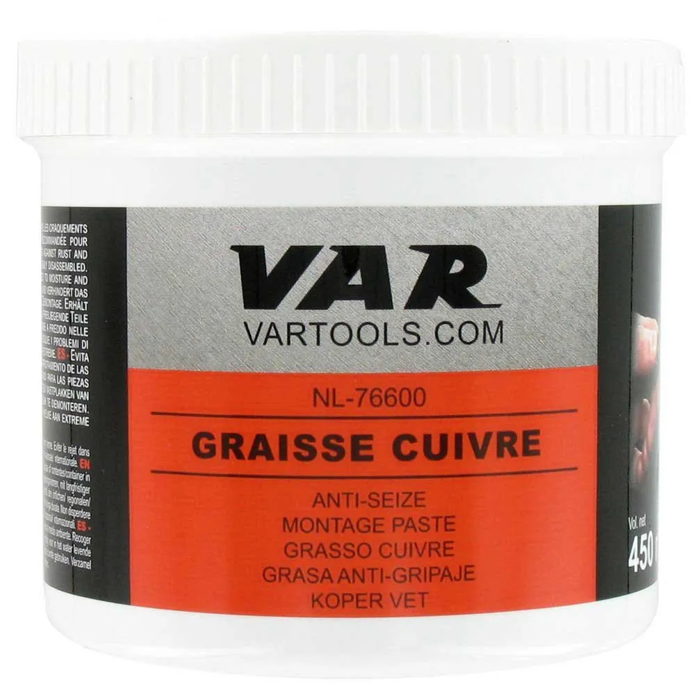VAR Anti Seize 450ml Reservdel, Clear / black / orange, One Size