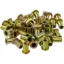 VAR Bag Of 50 Nuts In M5 Vevparti Skruvsats, Gold, One Size