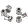 VAR Chain Rings Vevparti Skruvsats 60 Enheter, Silver, One Size