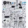VAR Composition 2022 Verktygssats, Silver, One Size