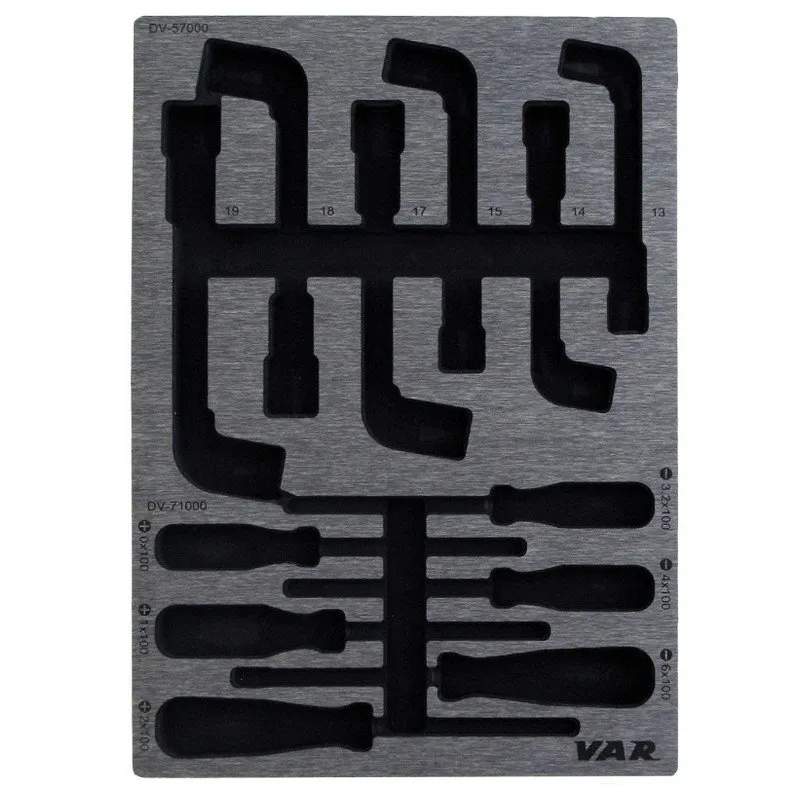 VAR Drawer 3 Bricka, Grey, One Size VAR Drawer 3 Bricka, Grey, One Size