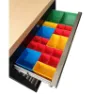 VAR Drawer Insert Bricka 39 Enheter, Red / yellow / blue / green, One Size