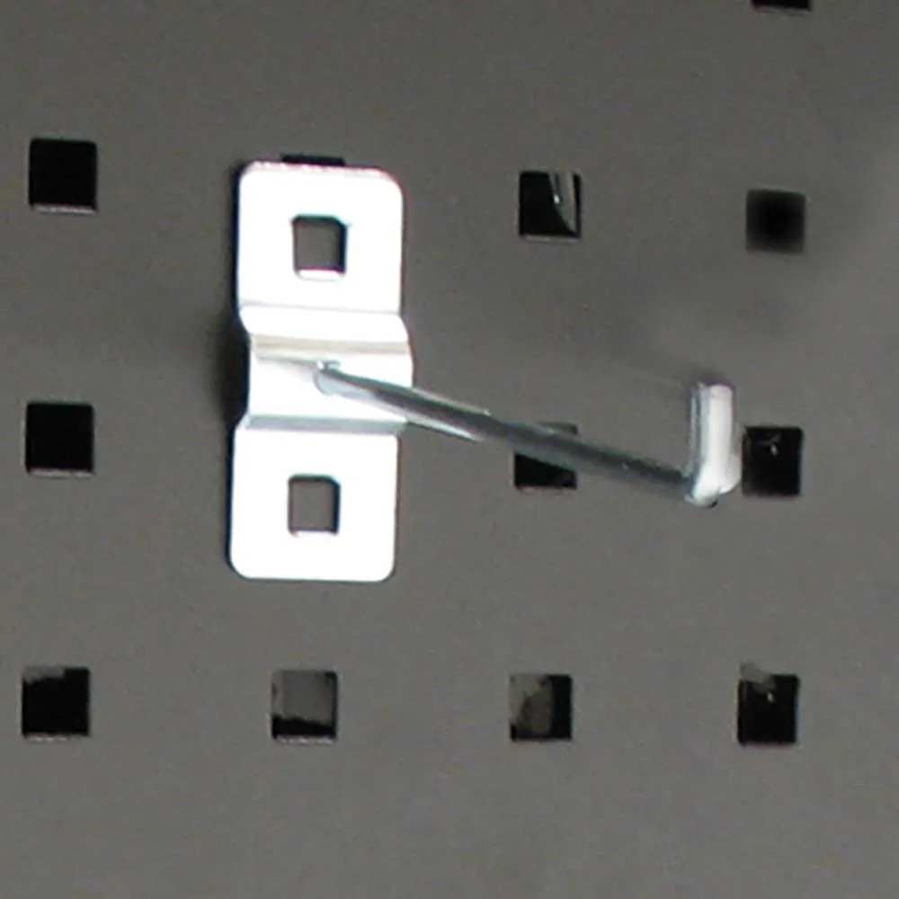 VAR Enkel Lång Krok 10 Enheter, Steel, One Size VAR Enkel Lång Krok 10 Enheter, Steel, One Size