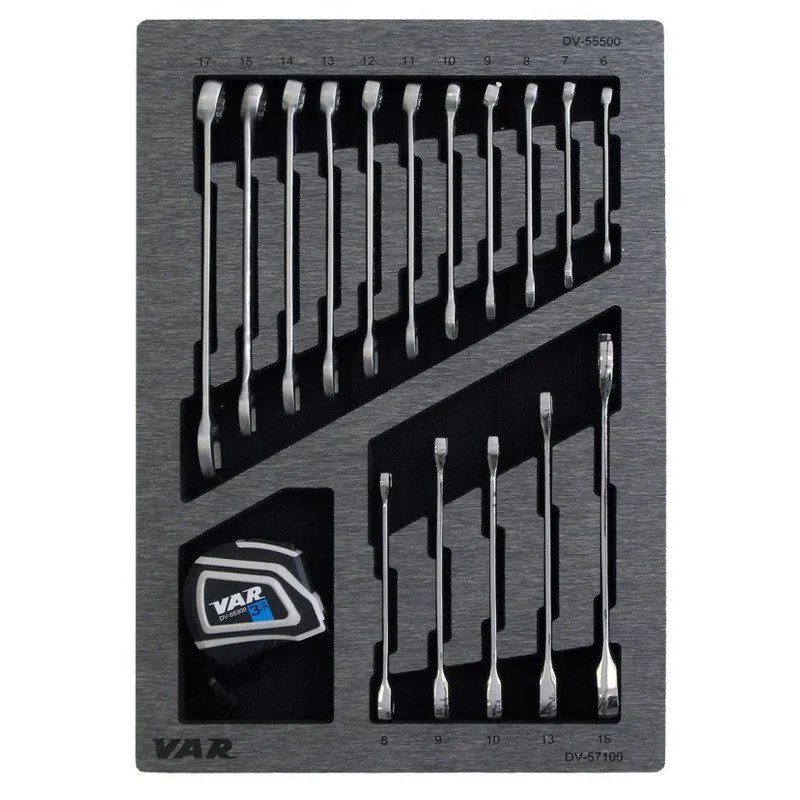 VAR Lådinstrumentbricka 2, Grey, One Size VAR Lådinstrumentbricka 2, Grey, One Size