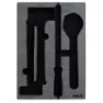 VAR Lådinstrumentbricka 4, Grey, One Size