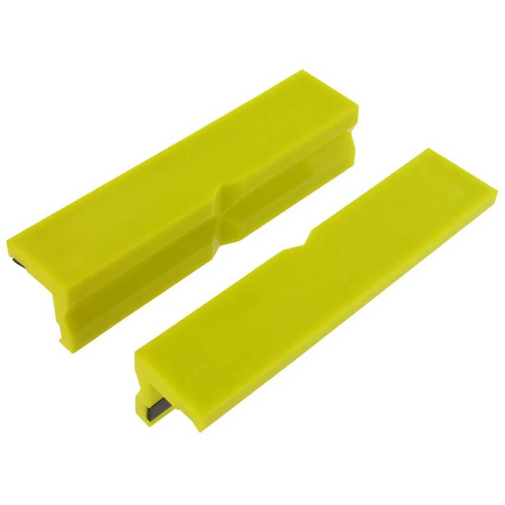 VAR Nylon Käftar För Arbetsbänksverktyg 100 Mm, Yellow, One Size