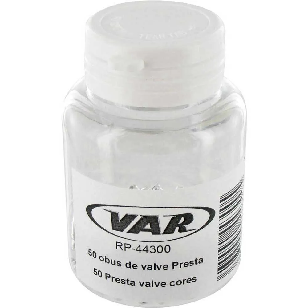 VAR Presta Ventilkärna 50 Enheter, Silver, One Size VAR Presta Ventilkärna 50 Enheter, Silver, One Size