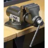 VAR Professional Bench Vise 125 Mm Arbetsbänk, Black, One Size