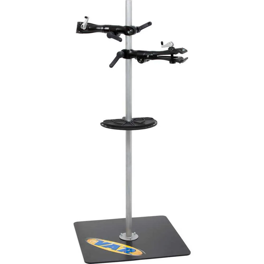 VAR Professional Double Clamp Repair Stand Arbetsbänk, Black / grey, 167cm