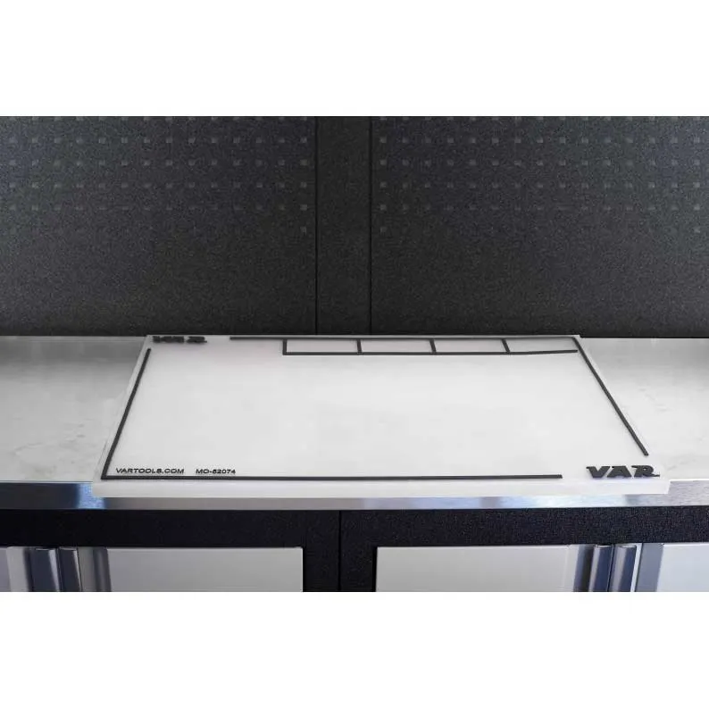 VAR Verktyg Big Bench Top Mat, Clear, 680 x 465 x 7mm