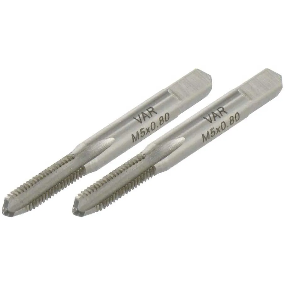 VAR Verktyg Male Frame Taps M5x0.80 2 Units, Silver, One Size