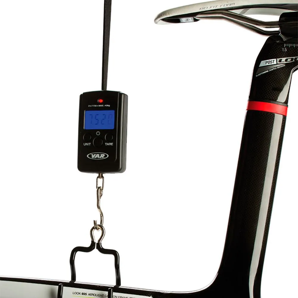 VAR Verktyg Portable Digital Scale Max 40kg, Black, One Size VAR Verktyg Portable Digital Scale Max 40kg, Black, One Size