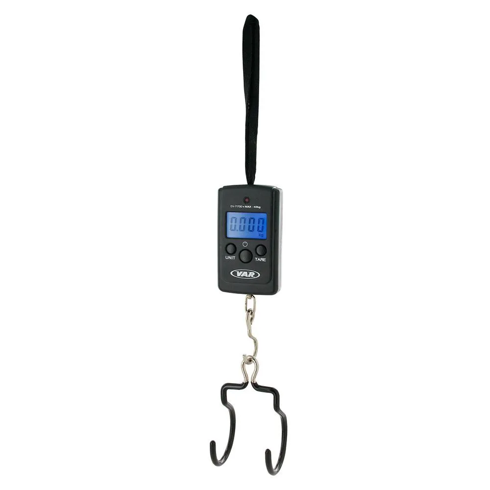 VAR Verktyg Portable Digital Scale Max 40kg, Black, One Size VAR Verktyg Portable Digital Scale Max 40kg, Black, One Size