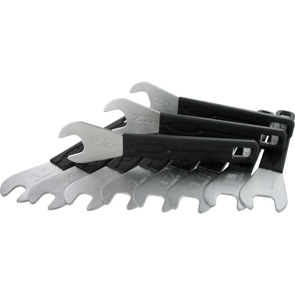 VAR Verktyg Set Of 11 Professional Cone Wrenches, Black, 13-24mm VAR Verktyg Set Of 11 Professional Cone Wrenches, Black, 13-24mm